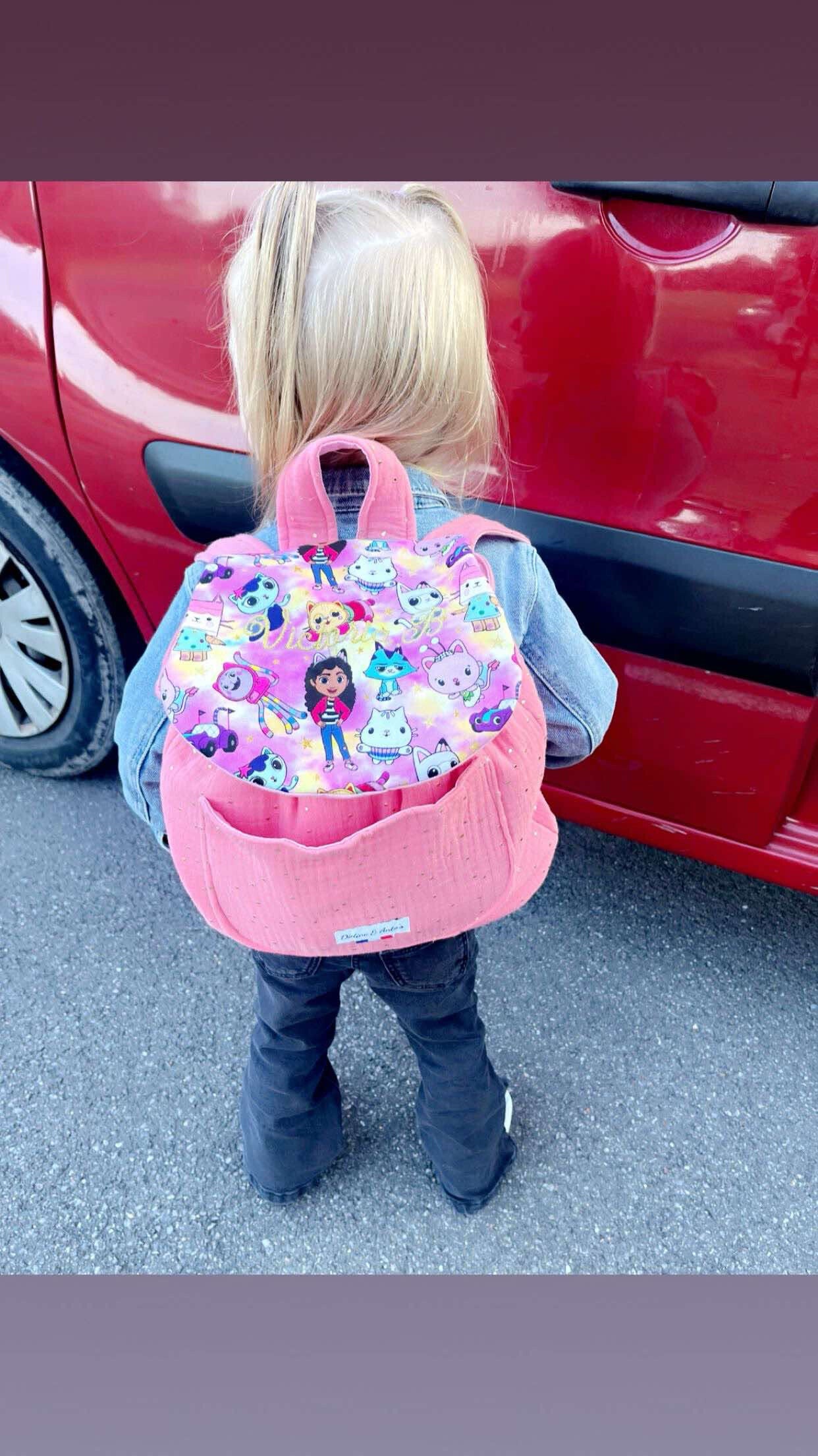 Sac crèche / maternelle gaby chat