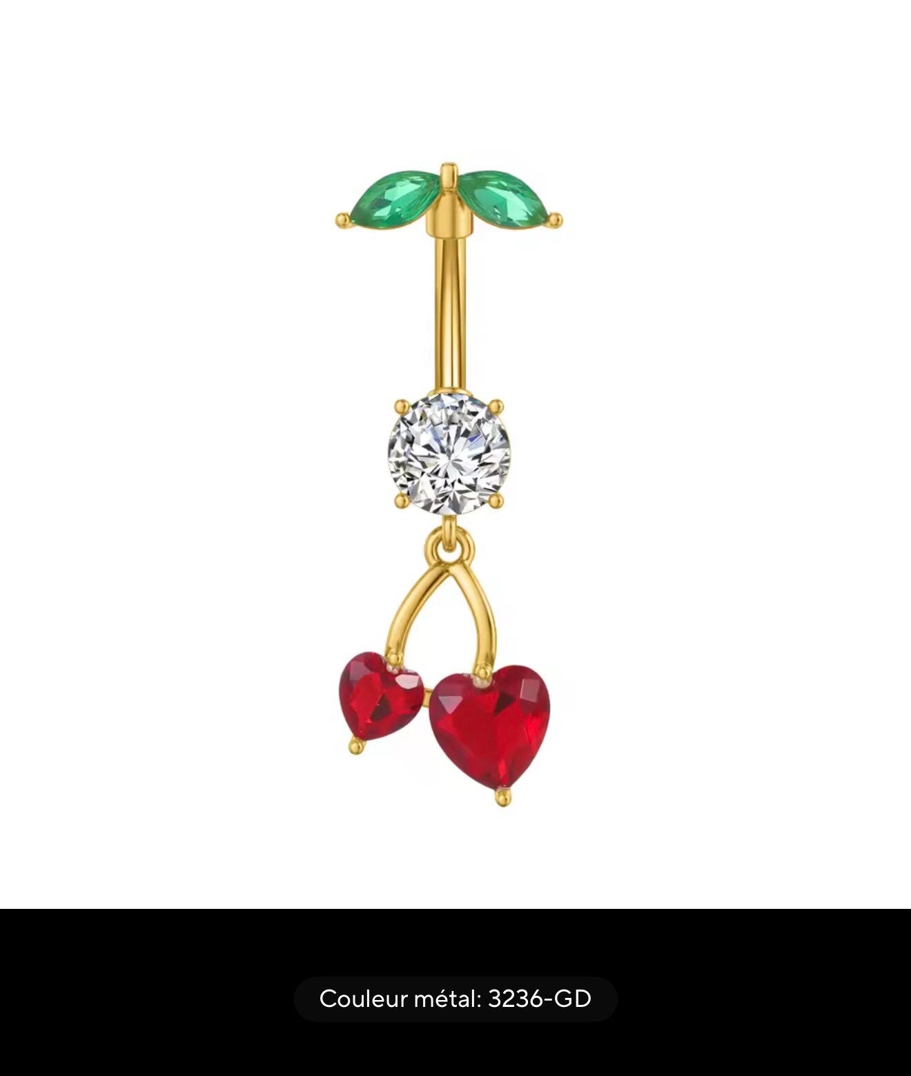 Piercing nombril  choix multiples