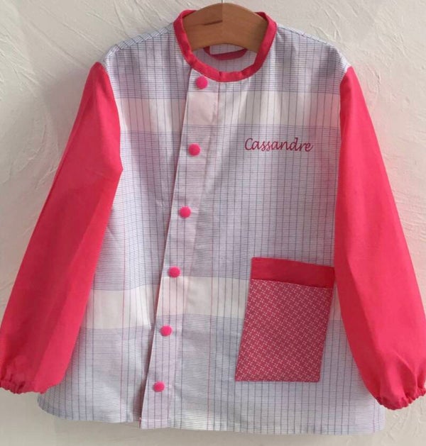 Blouse tablier d’école personnalisée