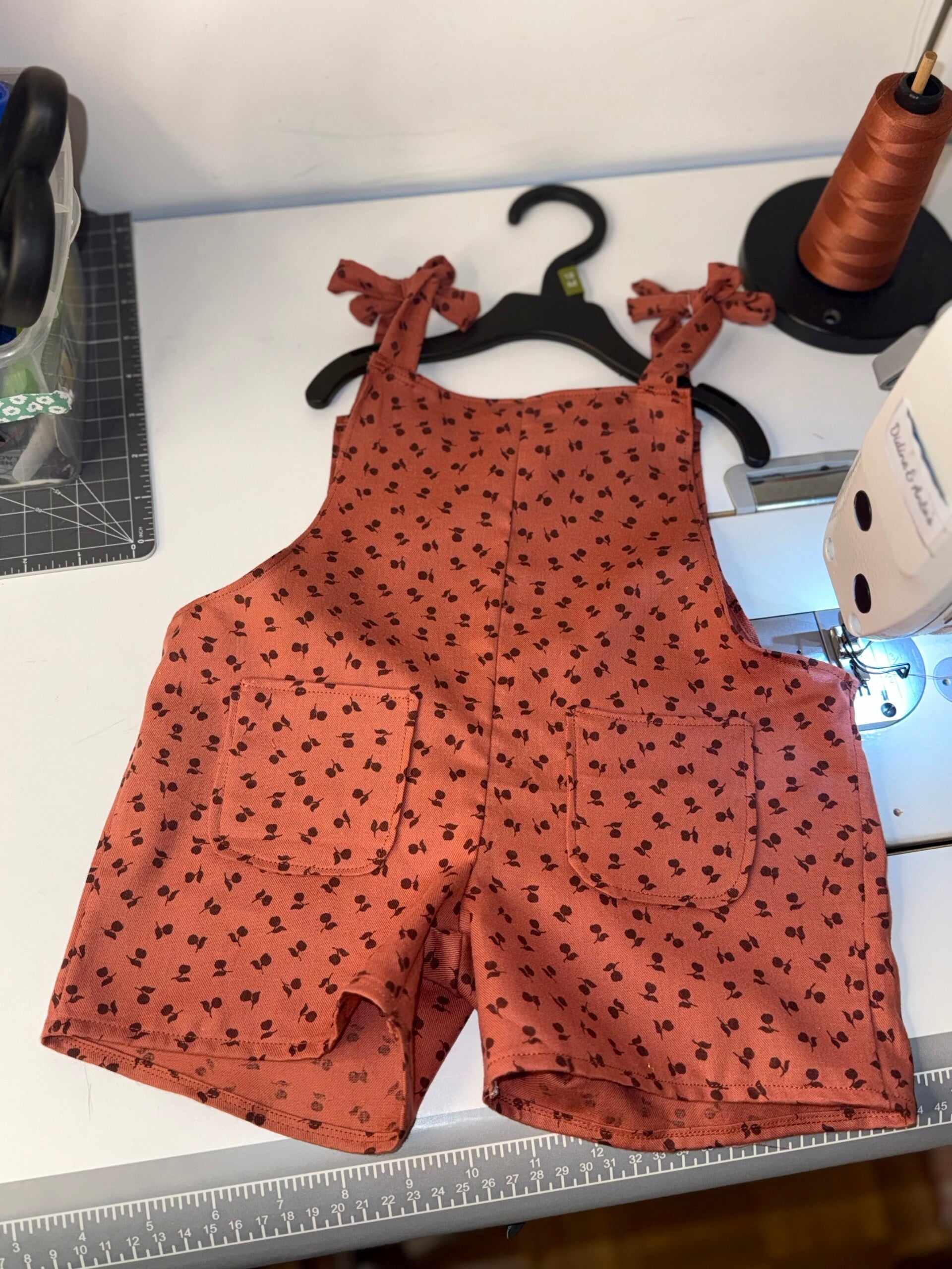 Salopette short fille