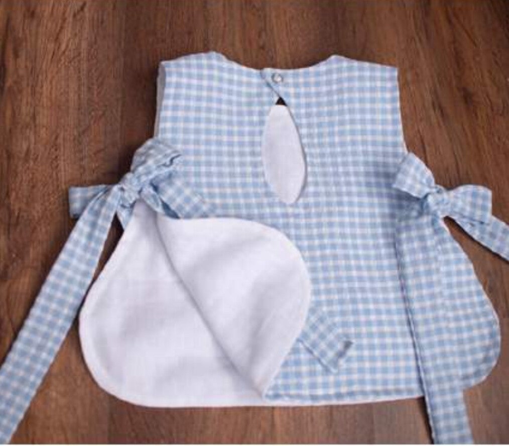 Bavoir Tillie réversible personnalisé