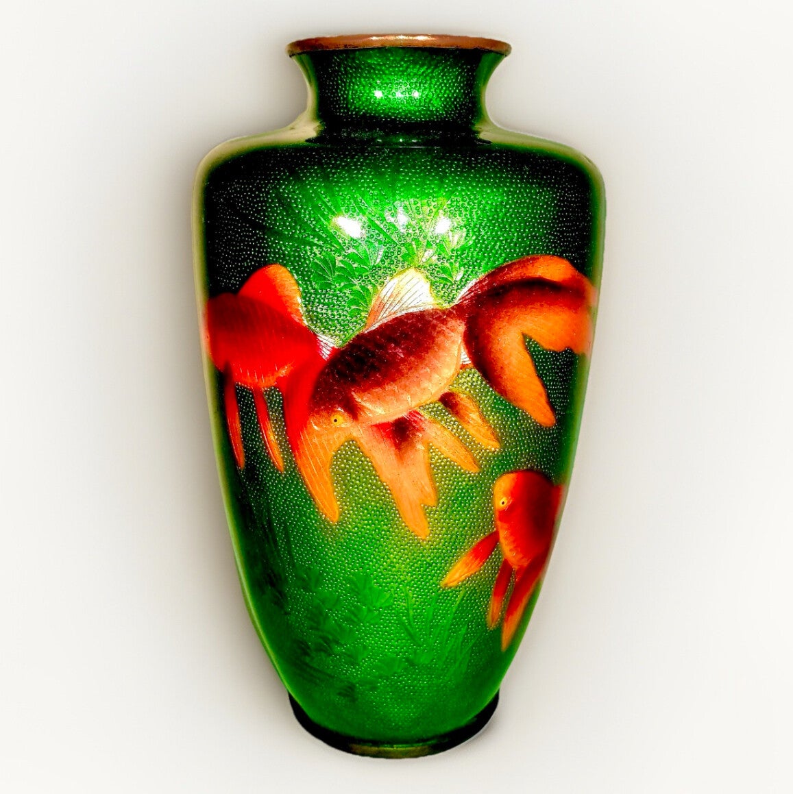 A Large Ginbari Goldfish Vase