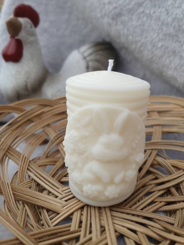 Stumpen Kerze Osterhase