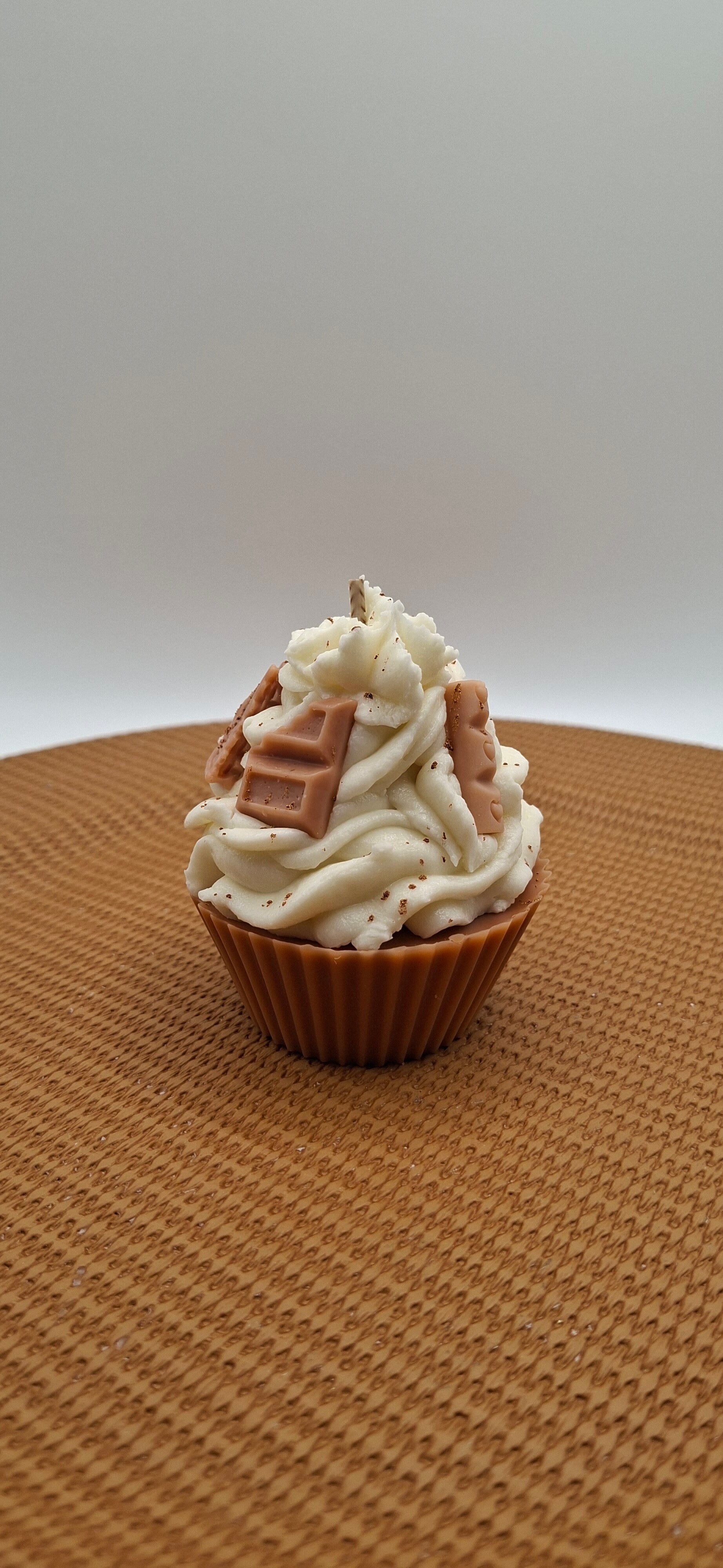 Muffin Schoko Kerze