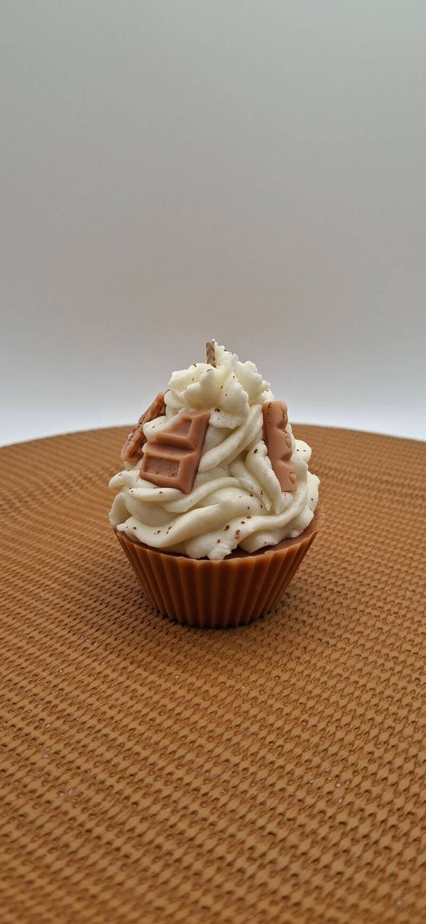 Muffin Schoko Kerze