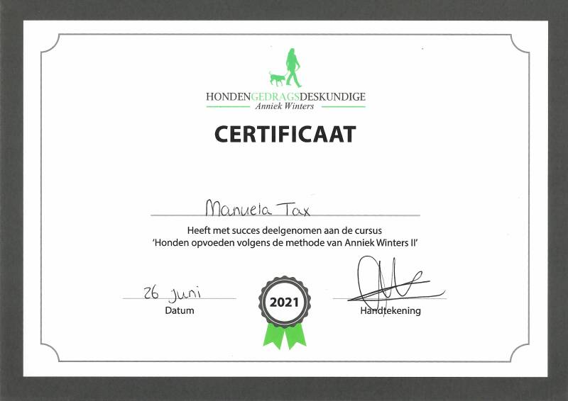 Annie Winters ontspannen wandelen