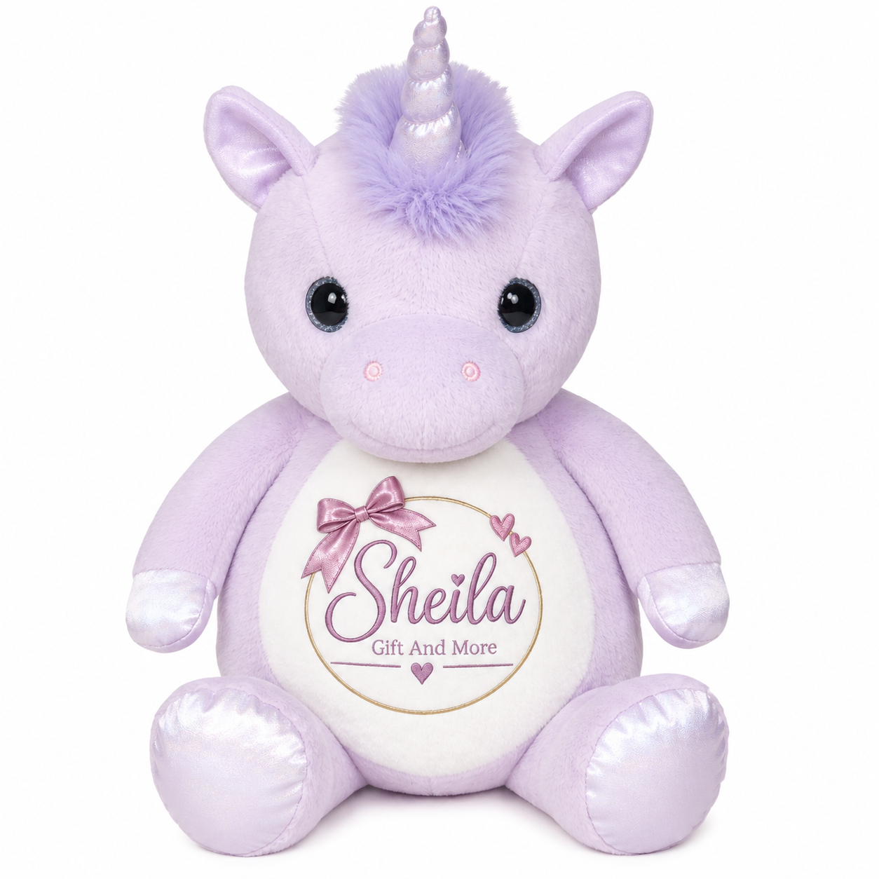 Unicorn knuffel Lila