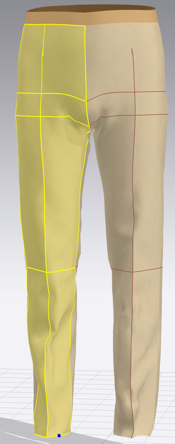 Pantalon homme sans gradation