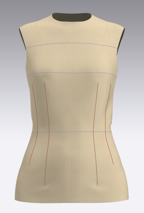 Base Buste Femme+Gadation (36>46)