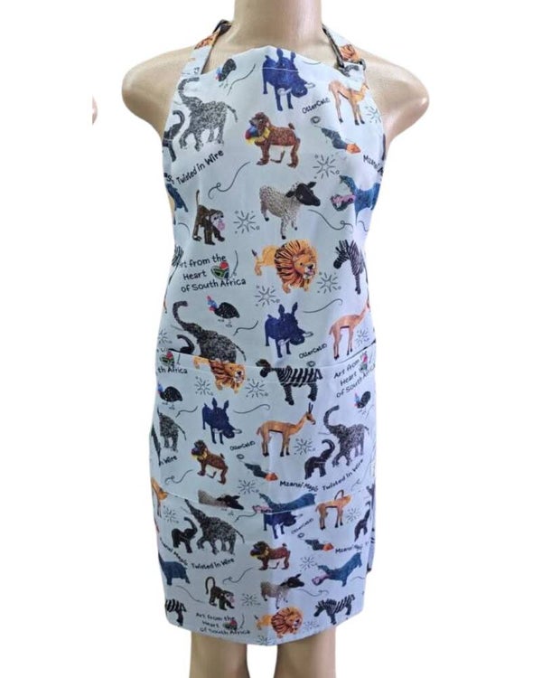 Adult Unisex Apron - SA Wire Art