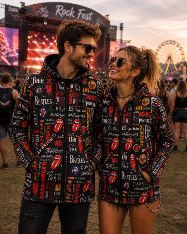 Unisex Bands Water Repellent Windbreaker