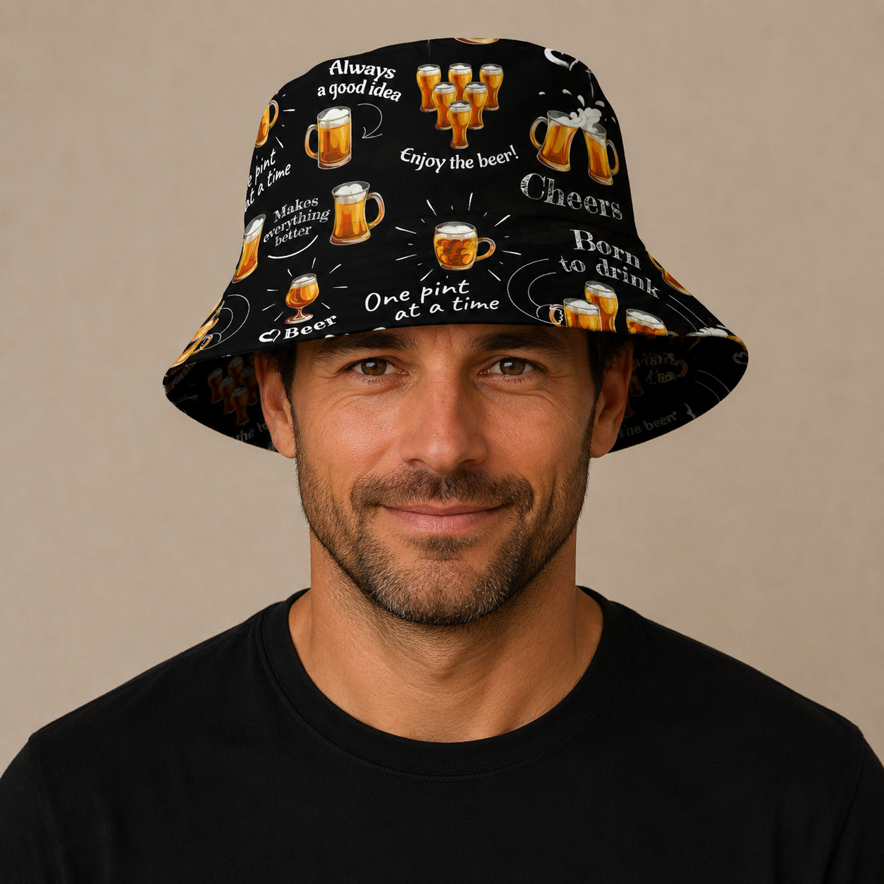 Adults Bucket Hat Beer