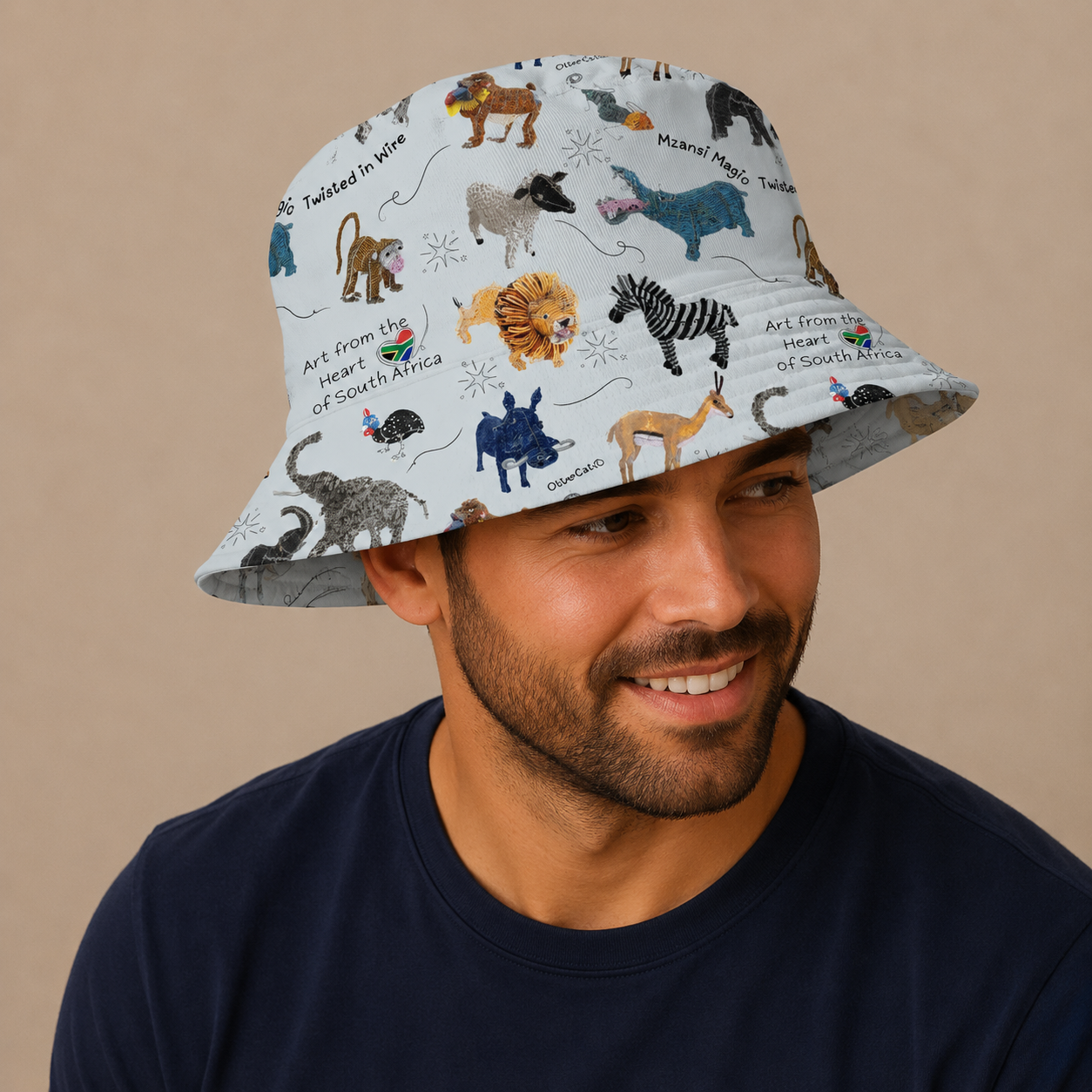 Adult Bucket Hat - SA Wire Art