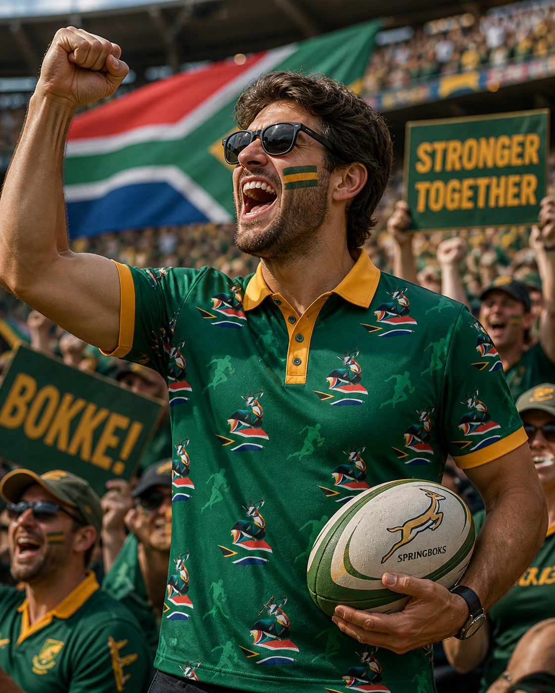Rugby Bokke Golf Shirt