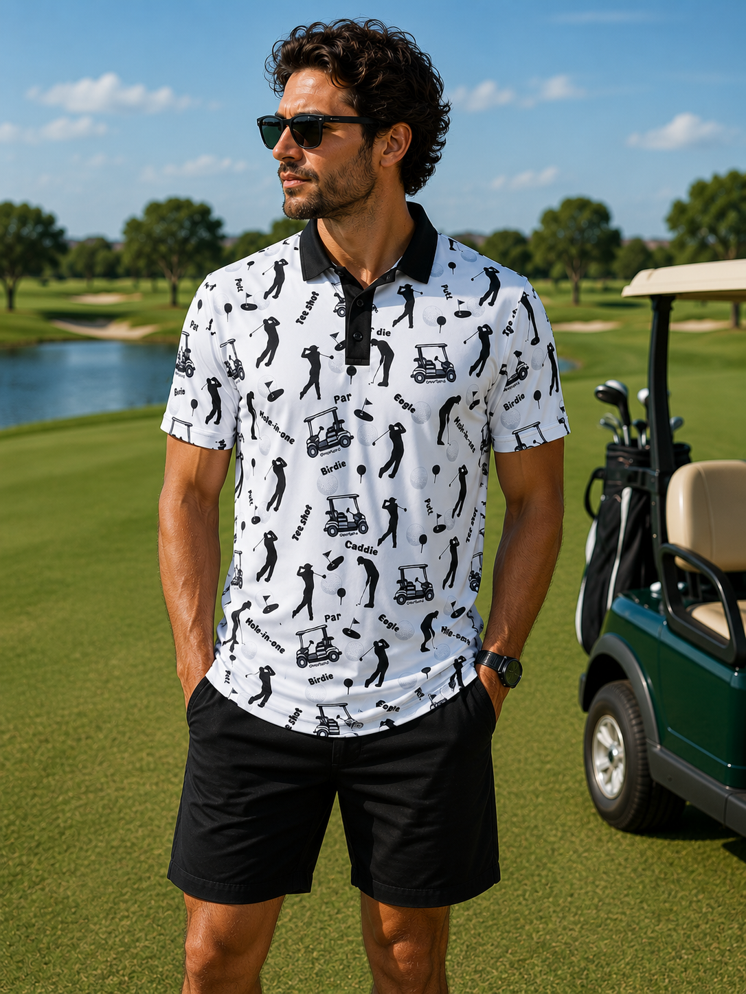 Golfer Golf Shirt