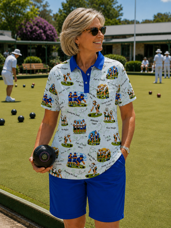 Womens Lawn Bowls Golf Shirt