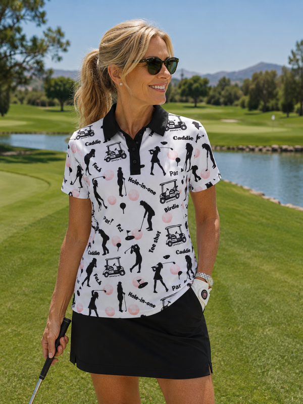 Womens Golf Shirt Lady Golfers