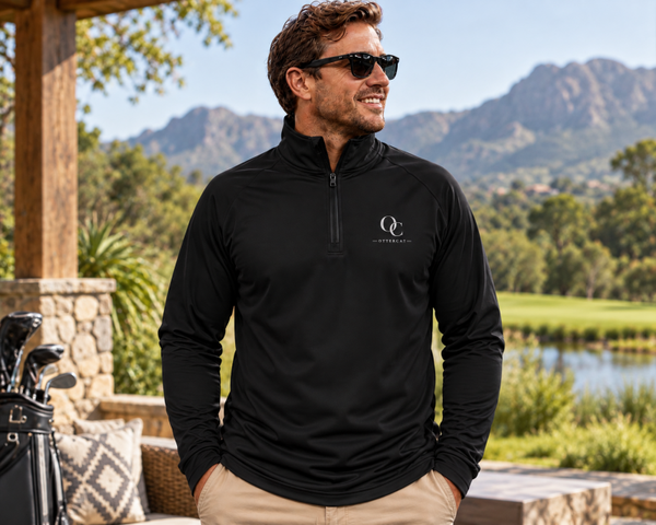 Mens Raglan Black Long Sleeve Shirt