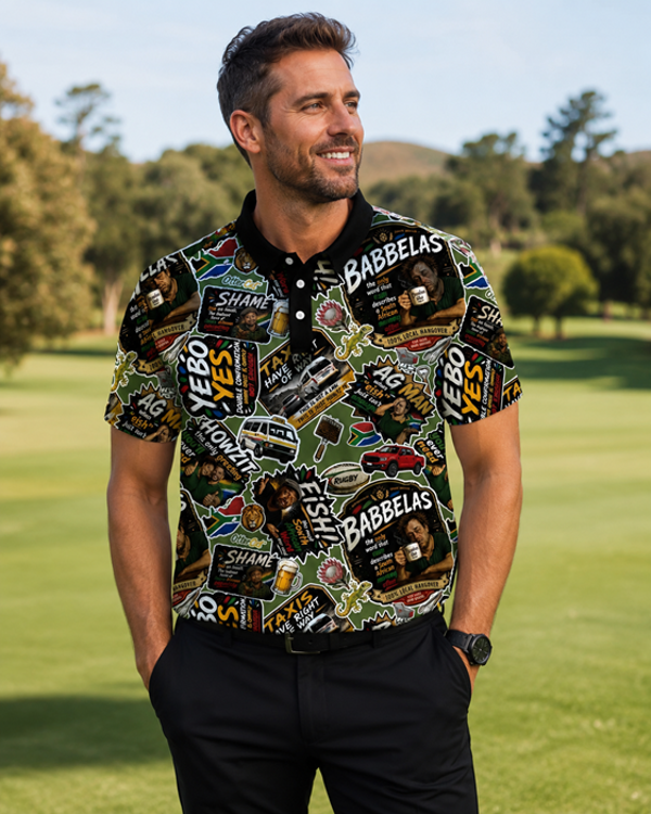 SA Sticker Golf Shirt