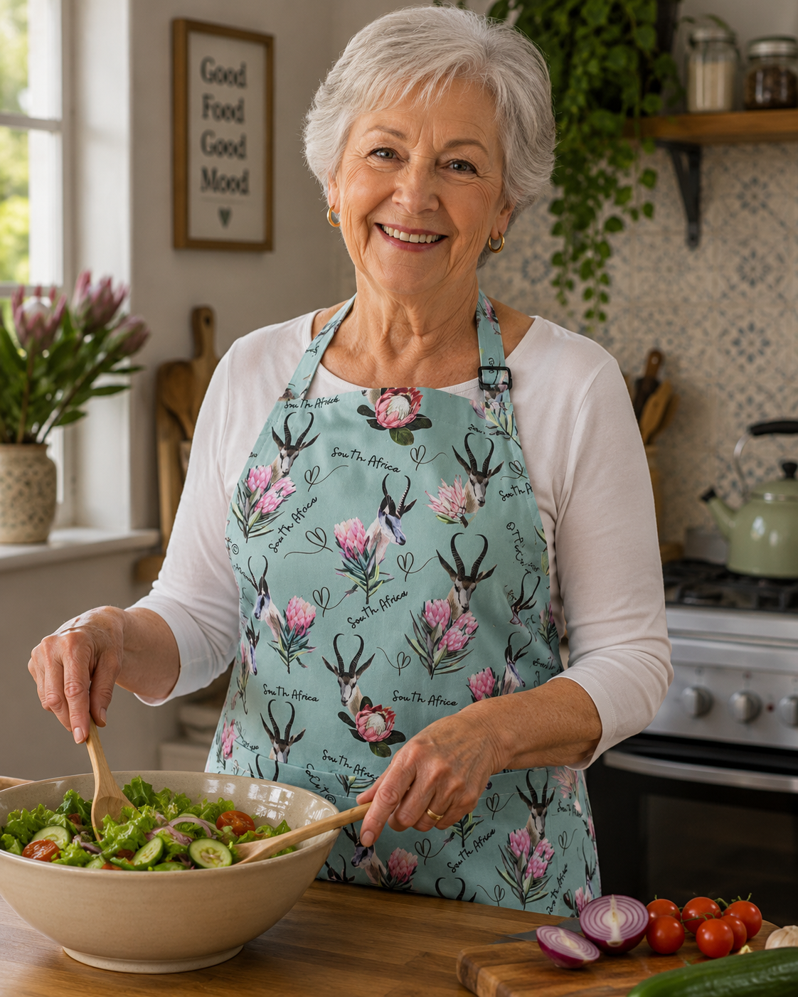 Springbok Protea Apron