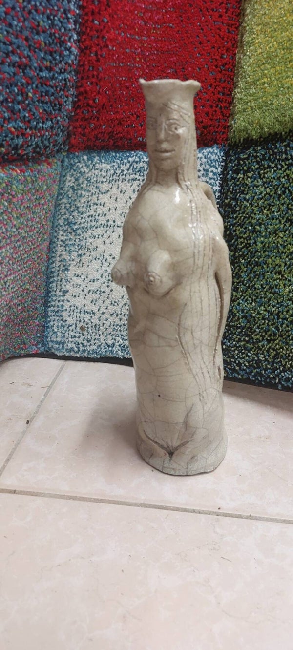 Bottiglia donna in bianco