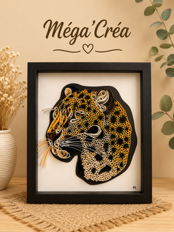 CADRE QUILING GUÉPARD