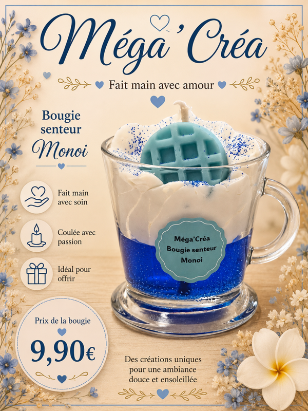BOUGIE GOURMANDE MONOI