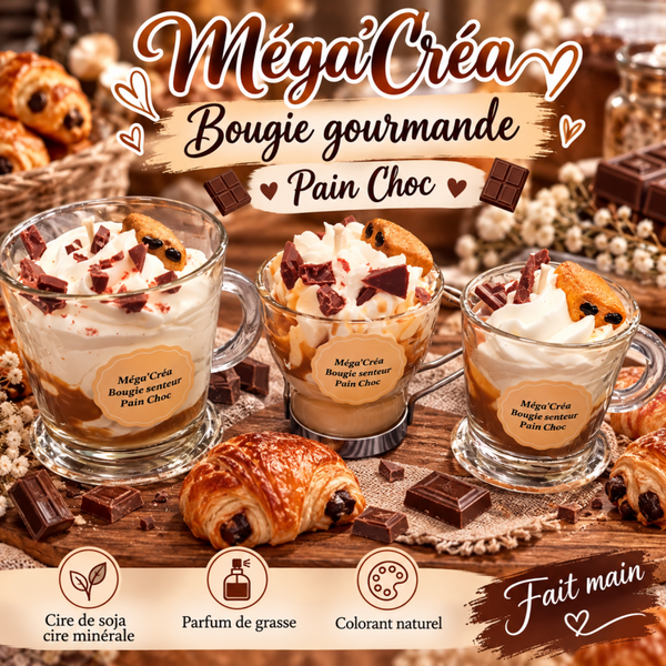 BOUGIE GOURMANDE PAIN CHOC