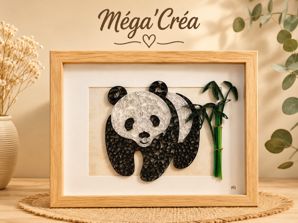 CADRE QUILING PANDA 🐼