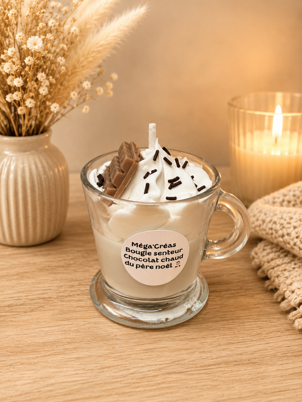 BOUGIE CHOCOLAT CHAUD DU PÈRE NOEL