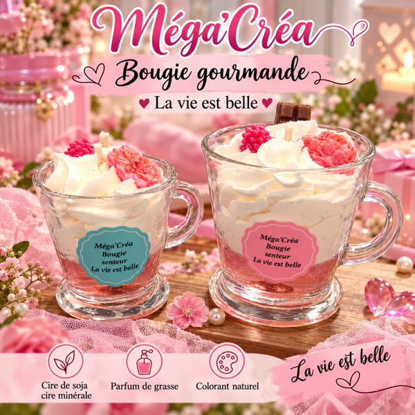 BOUGIE GOURMANDE LA VIE EST BELLE