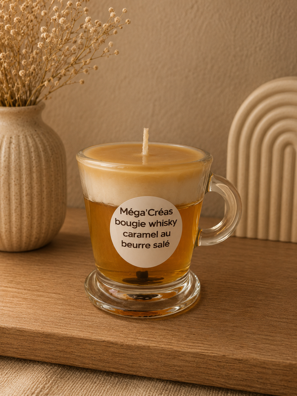 BOUGIE  WHISKY CARAMEL AU BEURRE SALÉ