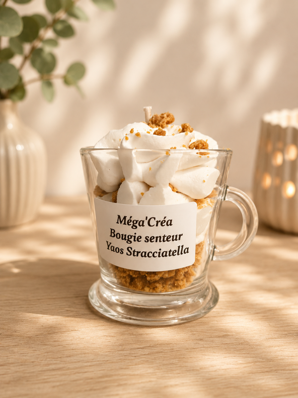BOUGIE GOURMANDE YAOS STRACCIATELLA