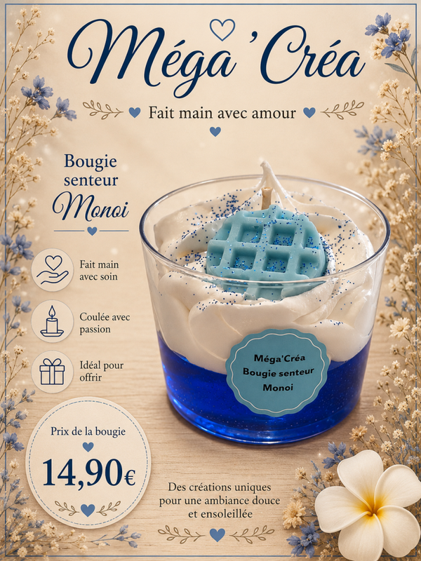 BOUGIE GOURMANDE MONOI