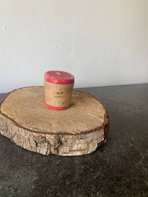 Chakra kaars : rood ( fair trade wenskaarsen)