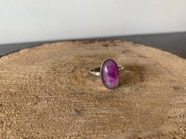 Dames ring ( Zirkoon /paars)