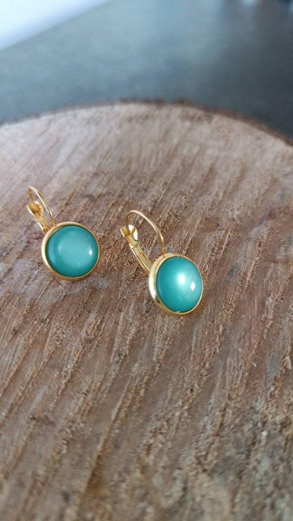 Oorbellen ( licht blauw)