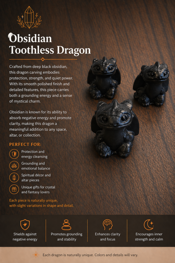 obsidian Toothless Dragon