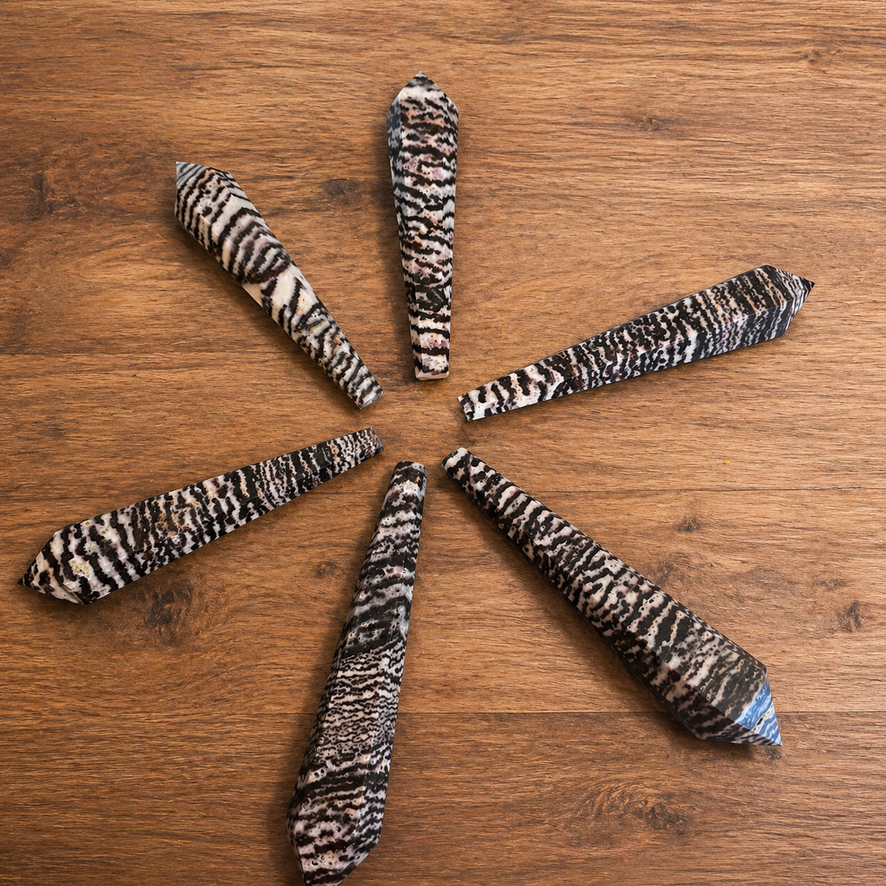 Purple Zebra Scepter Wand