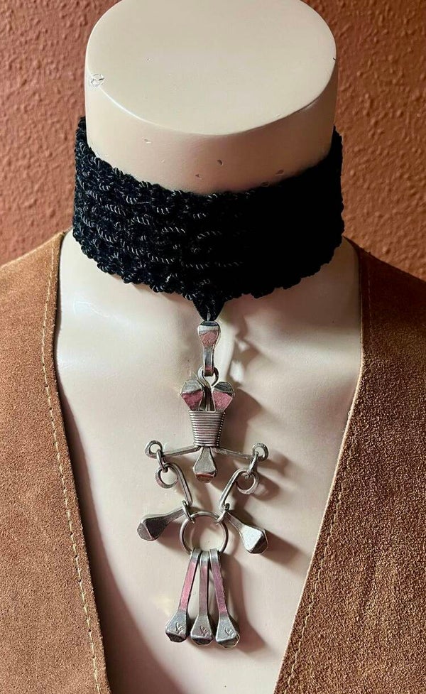Bonsoir Saar vintage remade choker #8
