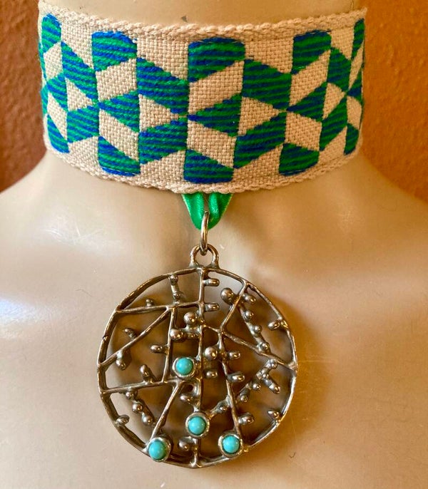 Bonsoir Saar vintage remade choker