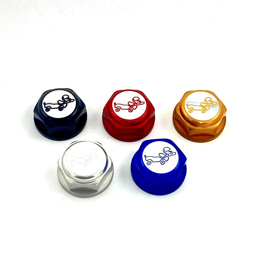 Balhoofdmoer kleur CNC aluminium Dax