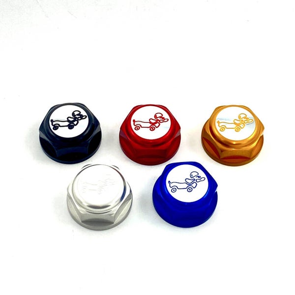 Balhoofdmoer kleur CNC aluminium Dax
