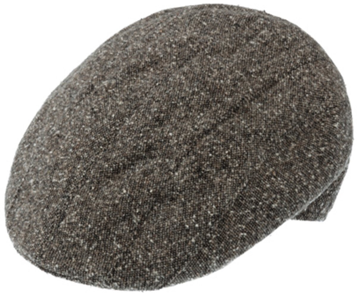 Winterpet Flatcap met fleece voering wol melange