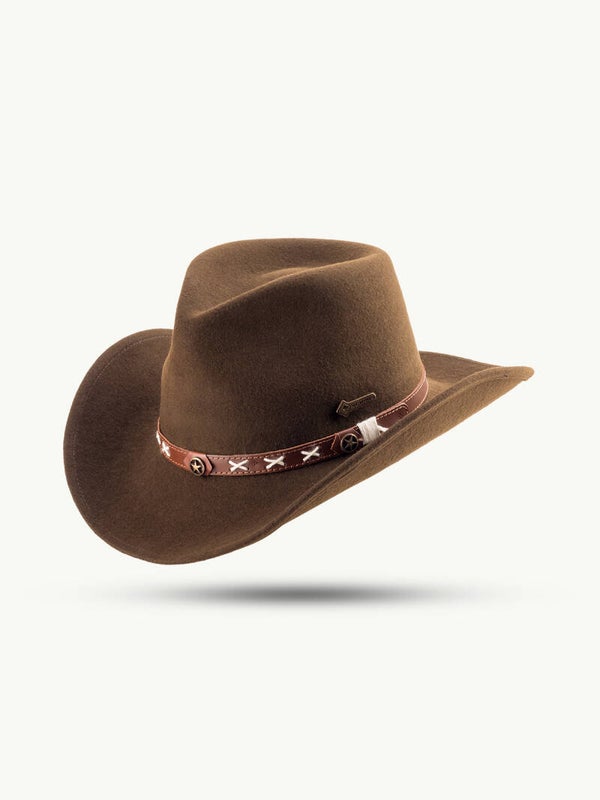 Western Wolvilt hoed Smokey bruin