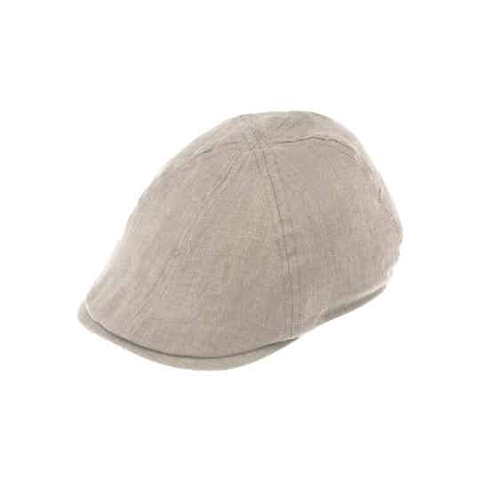 Flatcap Linnen Beige Fiebig