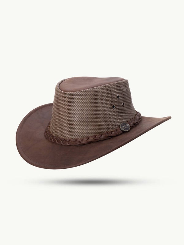 Zomerhoed Barmah Bushie Fullgrain Cooler tan (lichtbruin)
