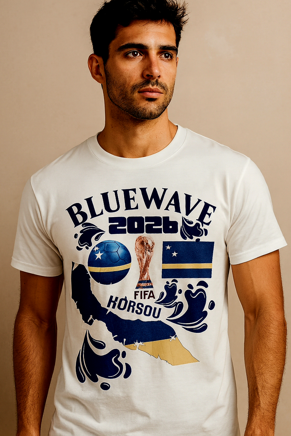 WK CURACAO SHIRTS, UNIEK.