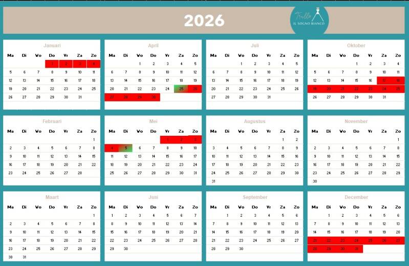 Kalender 2026