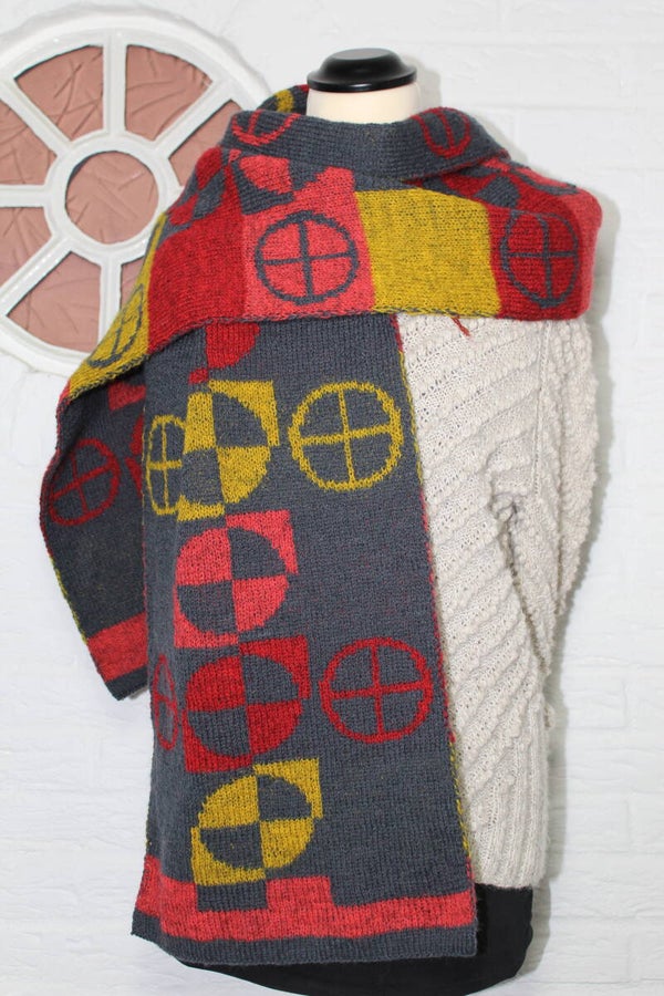 Dubbelgebreide sjaal